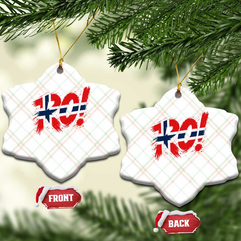 Ro Norway Viking Norwegian Flag Nordic Pride Ceramic Ornament TS10 Print Your Wear