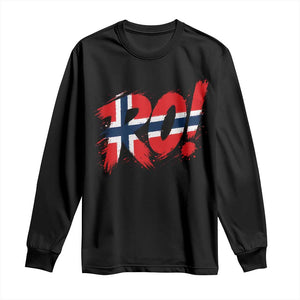 Ro Norway Viking Norwegian Flag Nordic Pride Long Sleeve Shirt TS10 Black Print Your Wear