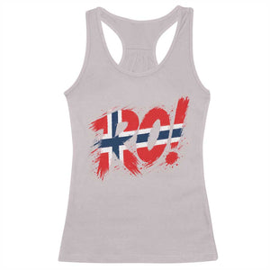Ro Norway Viking Norwegian Flag Nordic Pride Racerback Tank Top TS10 Ice Gray Print Your Wear