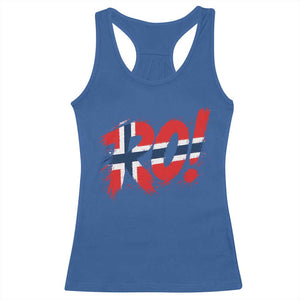 Ro Norway Viking Norwegian Flag Nordic Pride Racerback Tank Top TS10 Royal Blue Print Your Wear