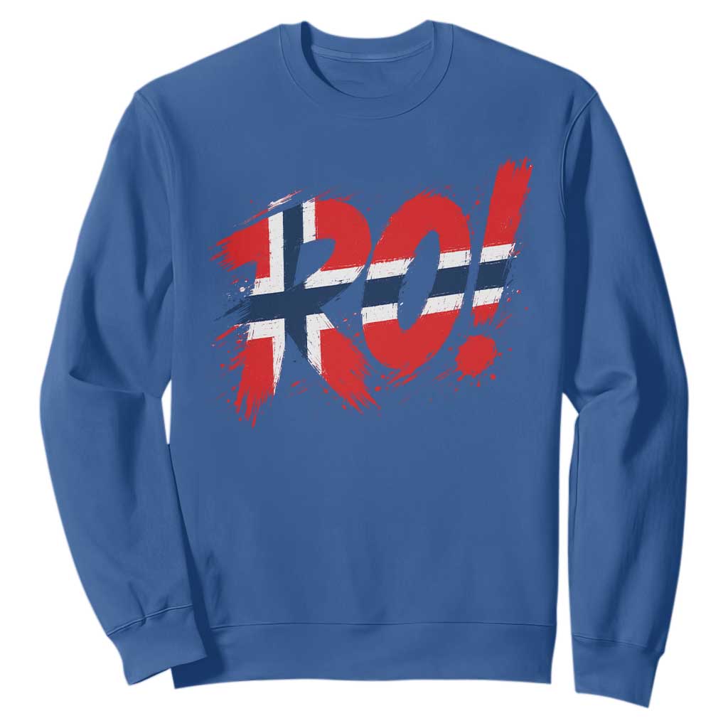 Ro Norway Viking Norwegian Flag Nordic Pride Sweatshirt TS10 Royal Blue Print Your Wear