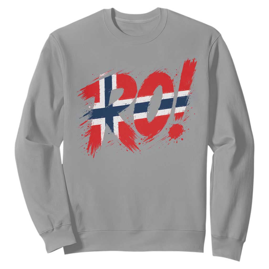 Ro Norway Viking Norwegian Flag Nordic Pride Sweatshirt TS10 Sport Gray Print Your Wear