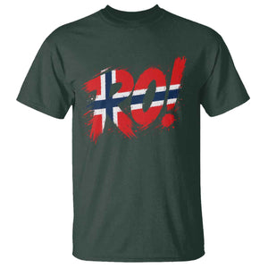 Ro Norway Viking Norwegian Flag Nordic Pride T Shirt TS10 Dark Forest Green Print Your Wear