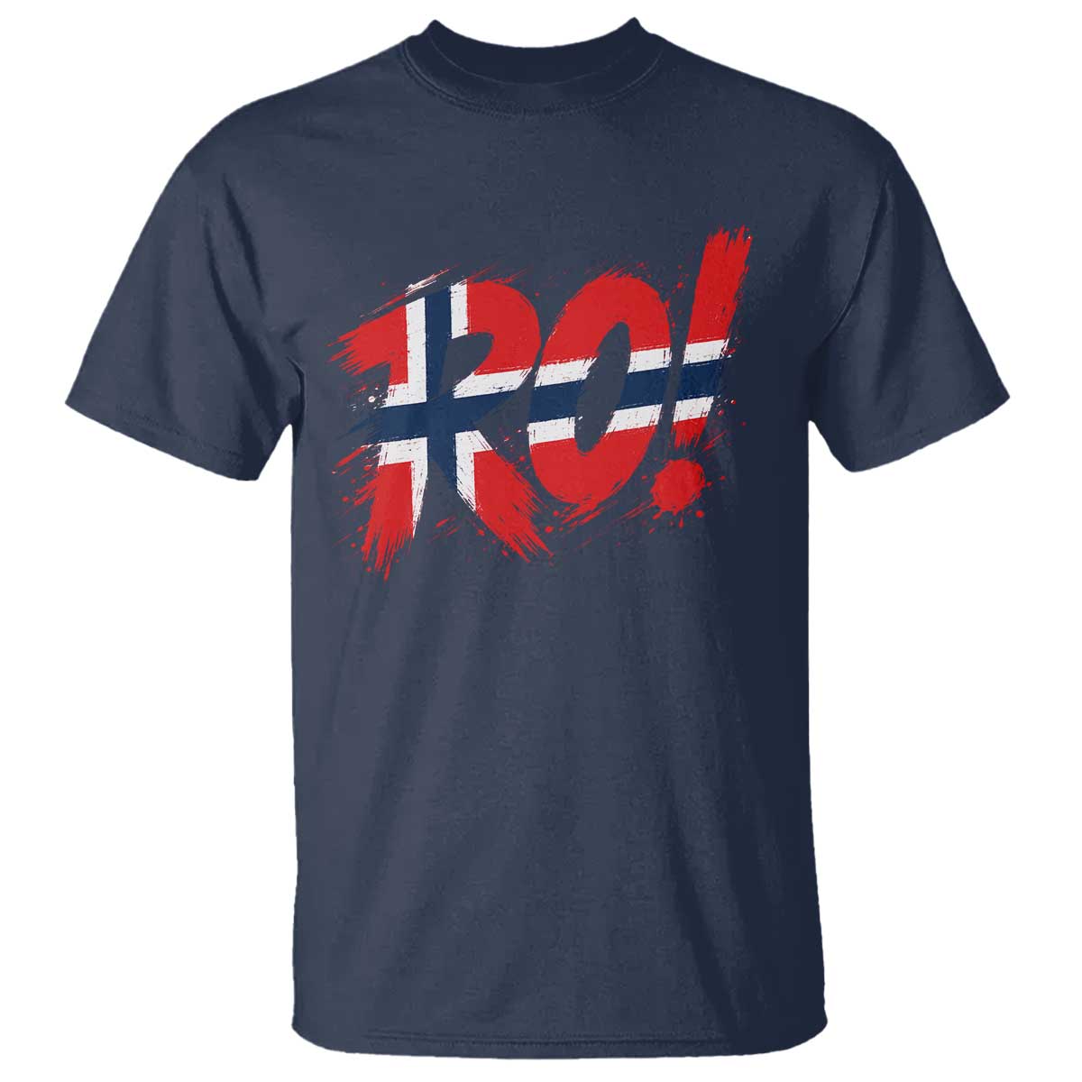 Ro Norway Viking Norwegian Flag Nordic Pride T Shirt TS10 Navy Print Your Wear
