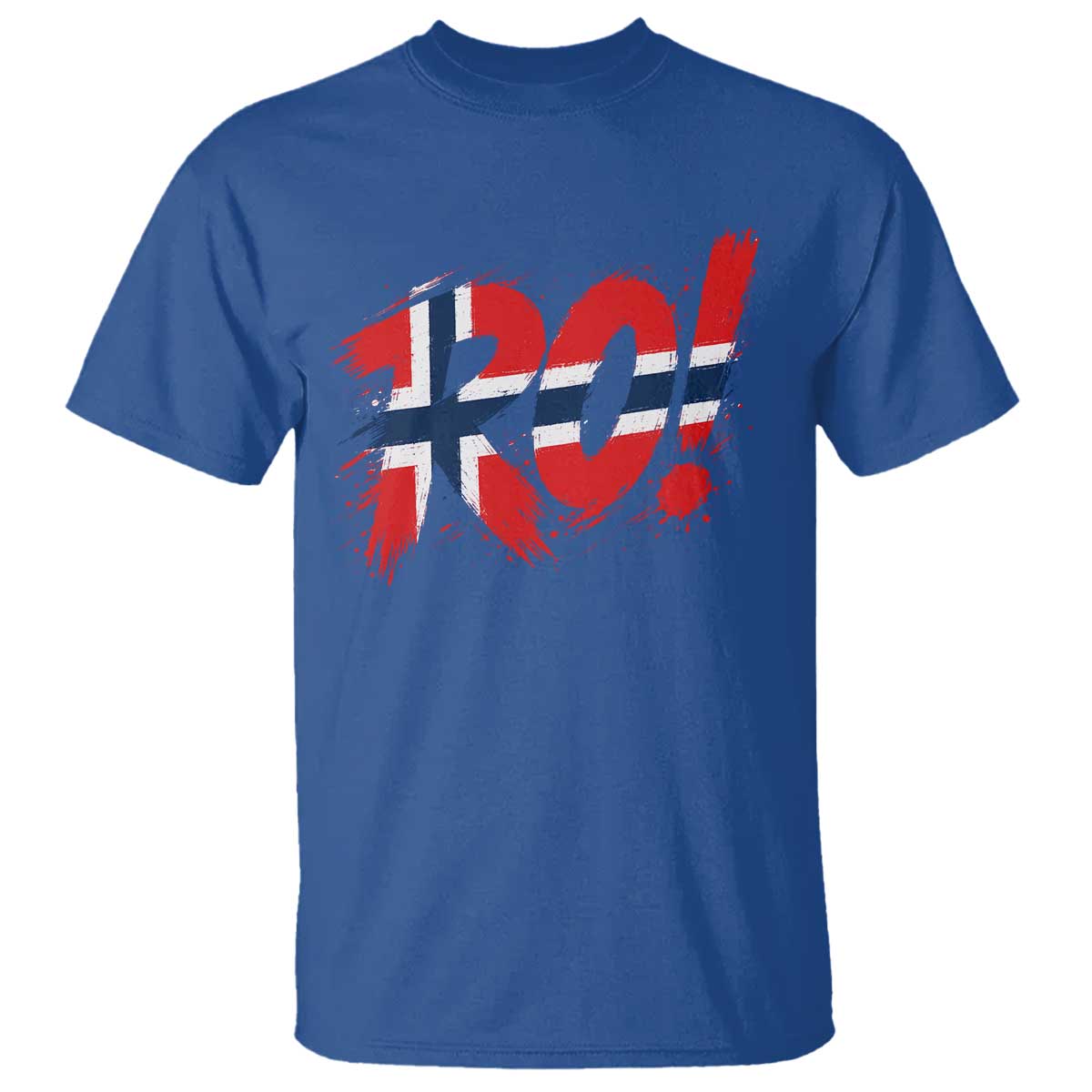 Ro Norway Viking Norwegian Flag Nordic Pride T Shirt TS10 Royal Blue Print Your Wear