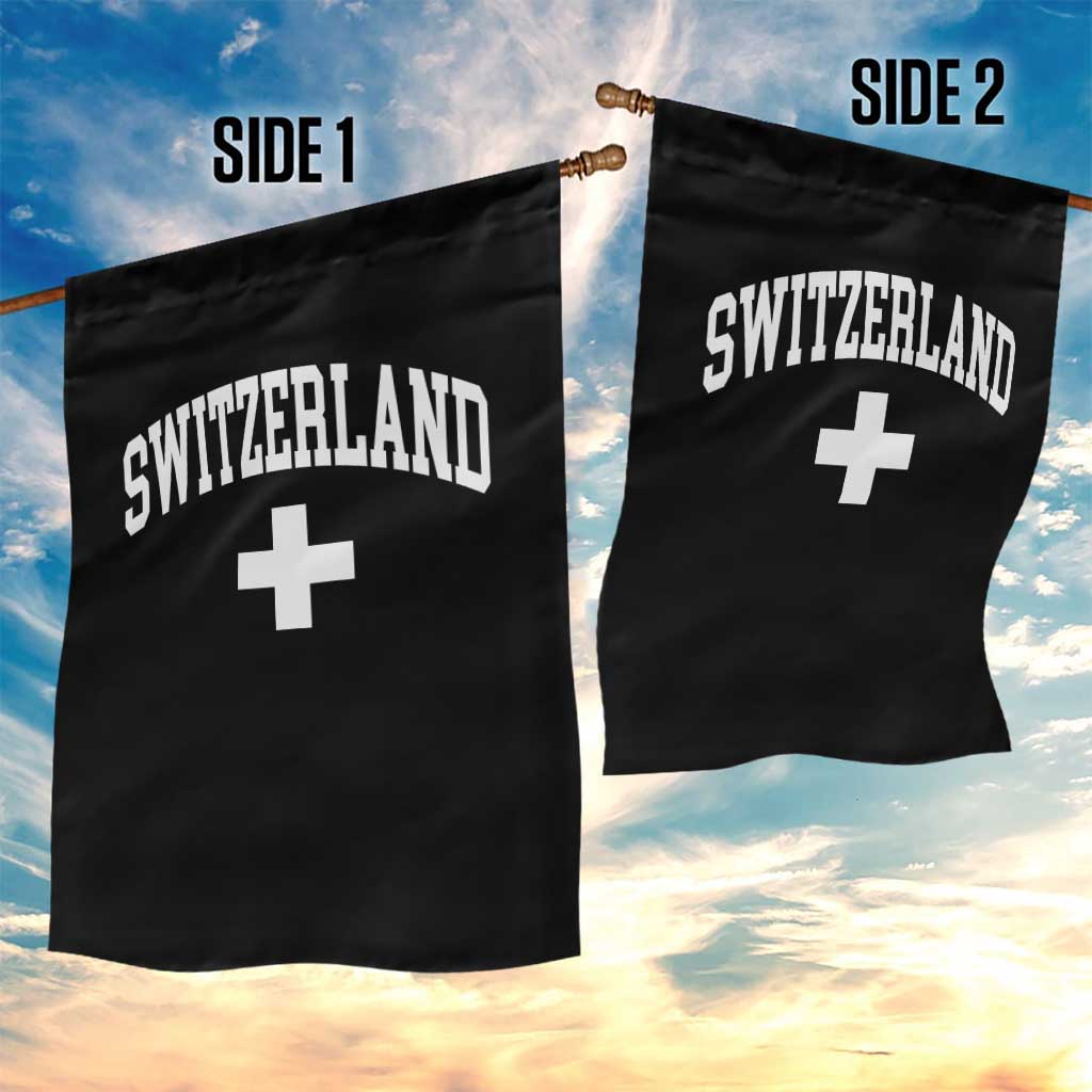 Switzerland Flag Vintage Garden Flag Swiss Retro Vintage TS10 Print Your Wear