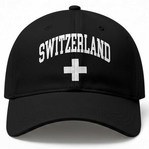 Switzerland Flag Vintage Baseball Cap Swiss Retro Vintage TS10 Print Your Wear