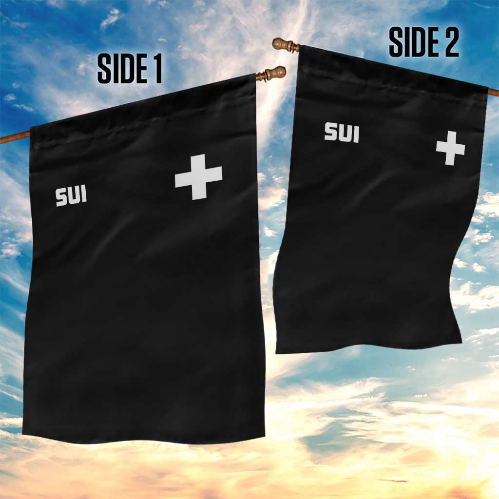 Switzerland Garden Flag Retro Swiss Flag TS10 Print Your Wear