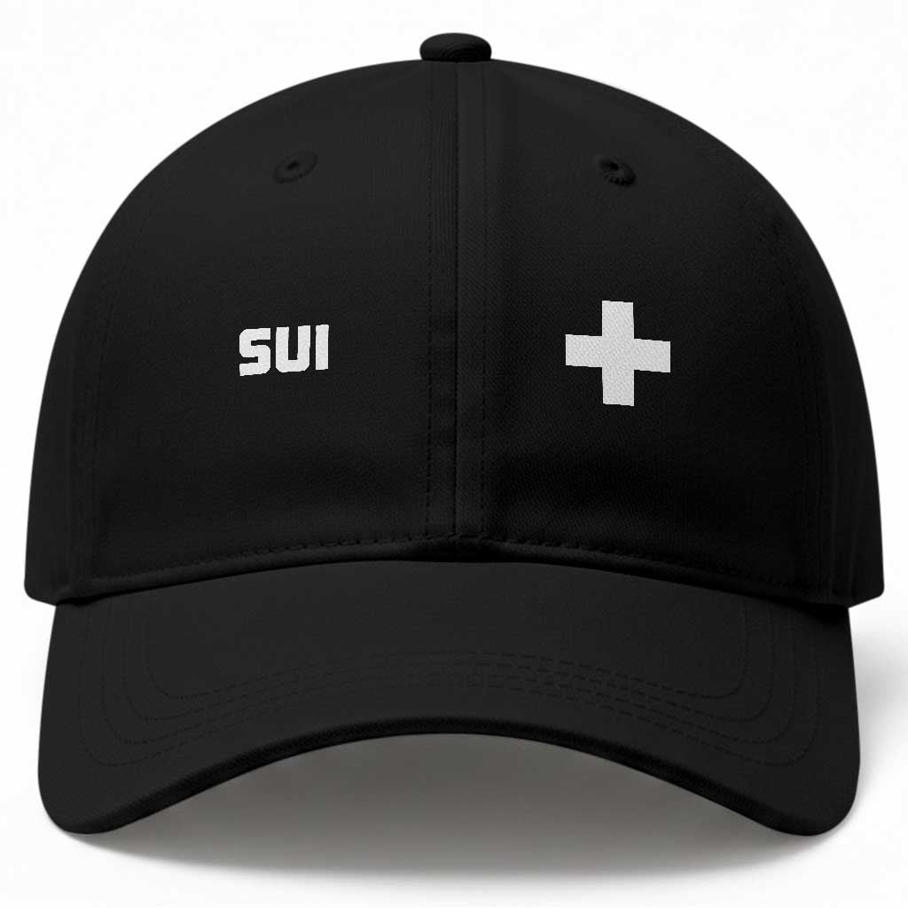 Switzerland Baseball Cap Retro Swiss Flag TS10 Print Your Wear
