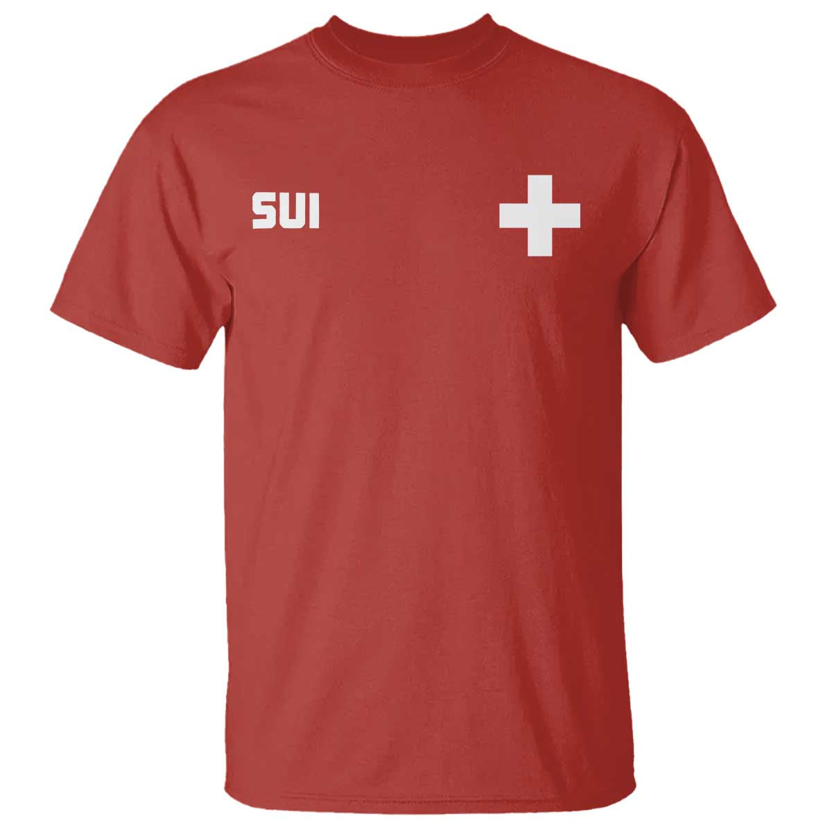 Switzerland T Shirt Retro Swiss Flag TS10 Red Print Your Wear