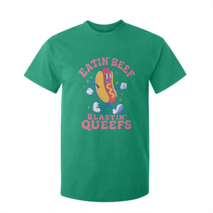 Hotdog Eatin Beef Blastin Queefs Inappropriate T Shirt For Kid Funny Cringe Offensive Humor TS10 Irish Green Print Your Wear