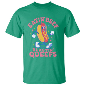 Hotdog Eatin Beef Blastin Queefs Inappropriate T Shirt Funny Cringe Offensive Humor TS10 Irish Green Print Your Wear