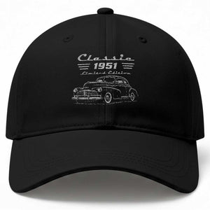 75th Birthday Baseball Cap Vintage Retro Car Classic 1951 75 Year Old Gift TS10 Print Your Wear