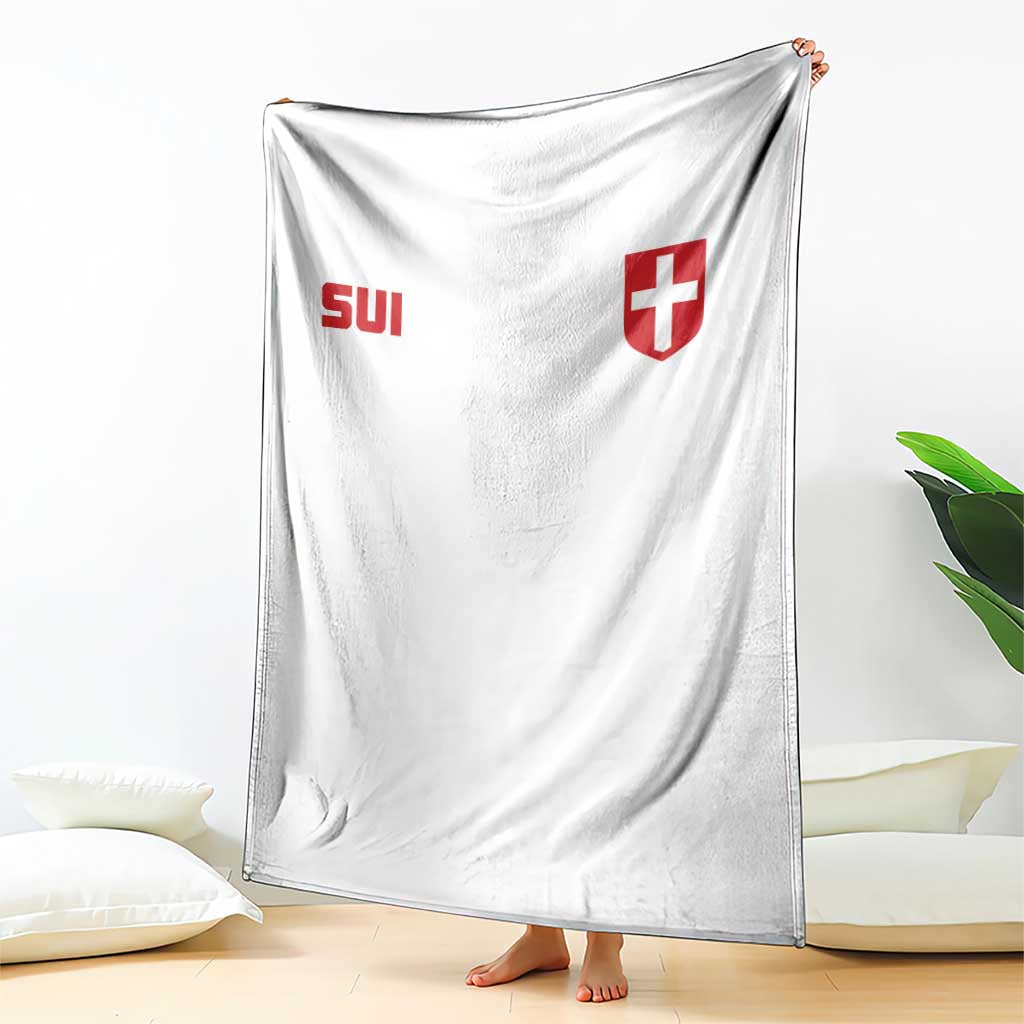 Switzerland Throw Blanket Vintage Retro Swiss Flag TS10 Print Your Wear