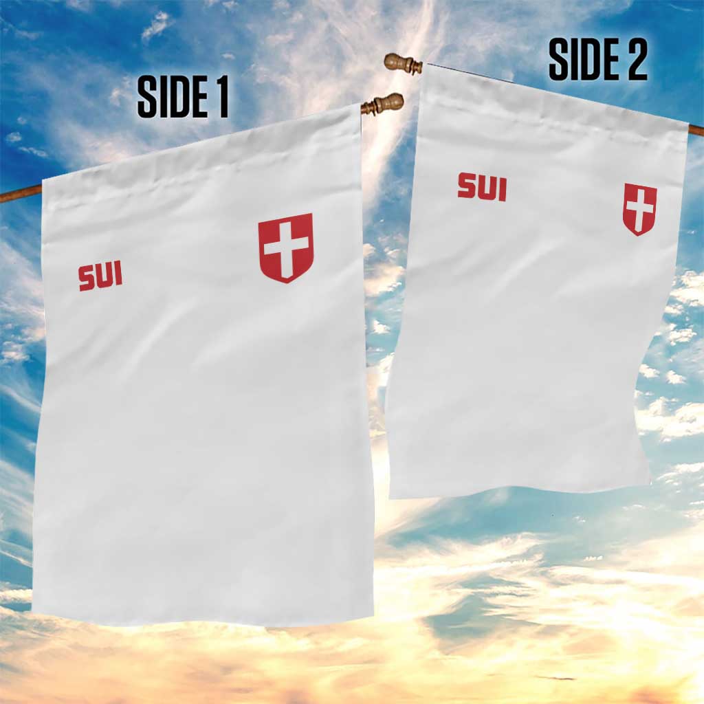 Switzerland Garden Flag Vintage Retro Swiss Flag TS10 Print Your Wear