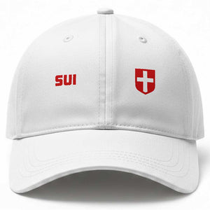 Switzerland Baseball Cap Vintage Retro Swiss Flag TS10 Print Your Wear
