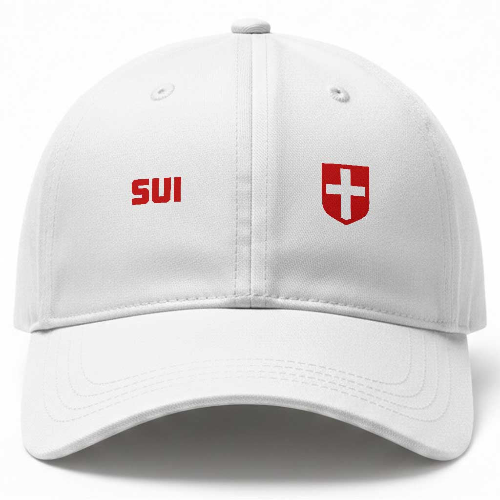Switzerland Baseball Cap Vintage Retro Swiss Flag TS10 Print Your Wear