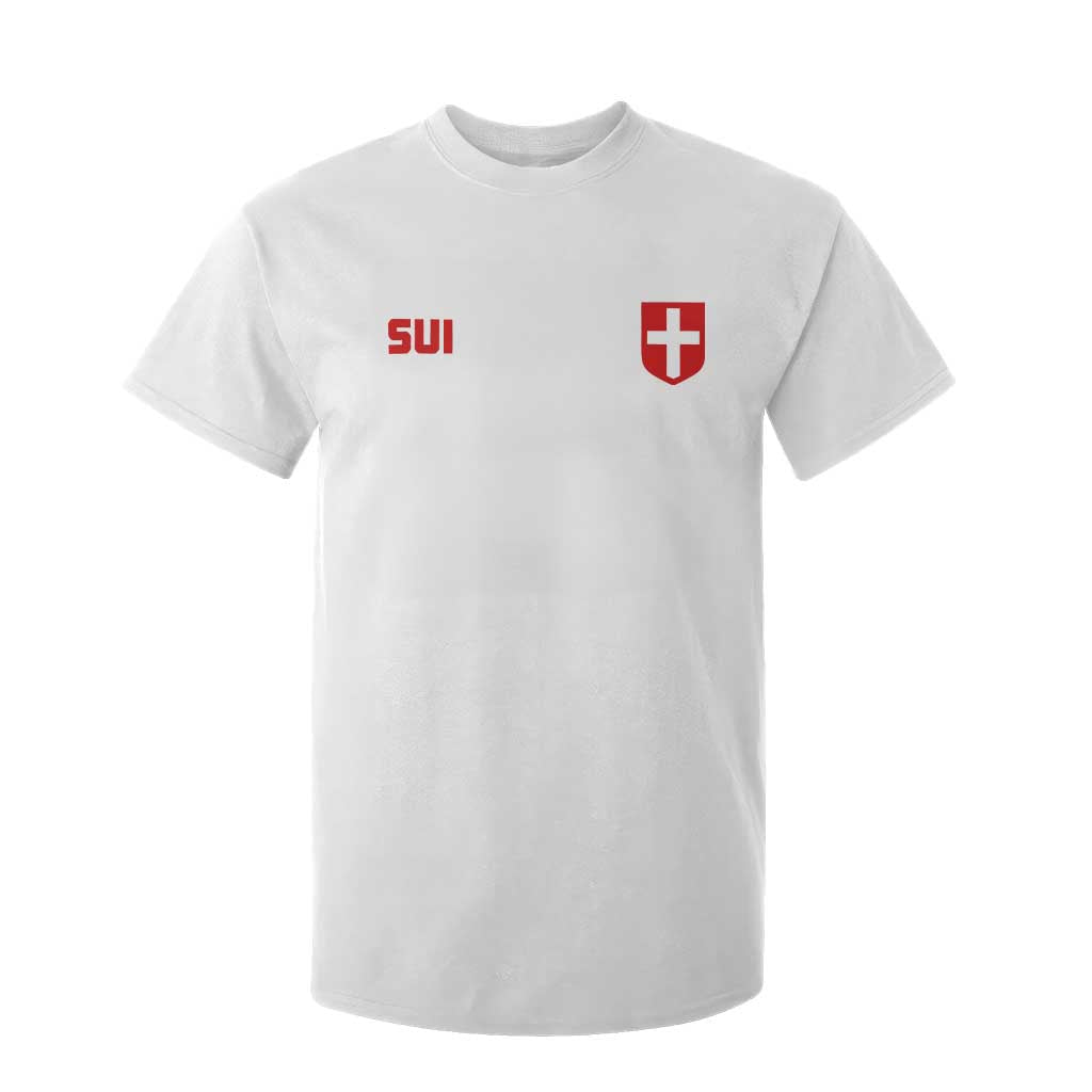 Switzerland T Shirt For Kid Vintage Retro Swiss Flag TS10 White Print Your Wear