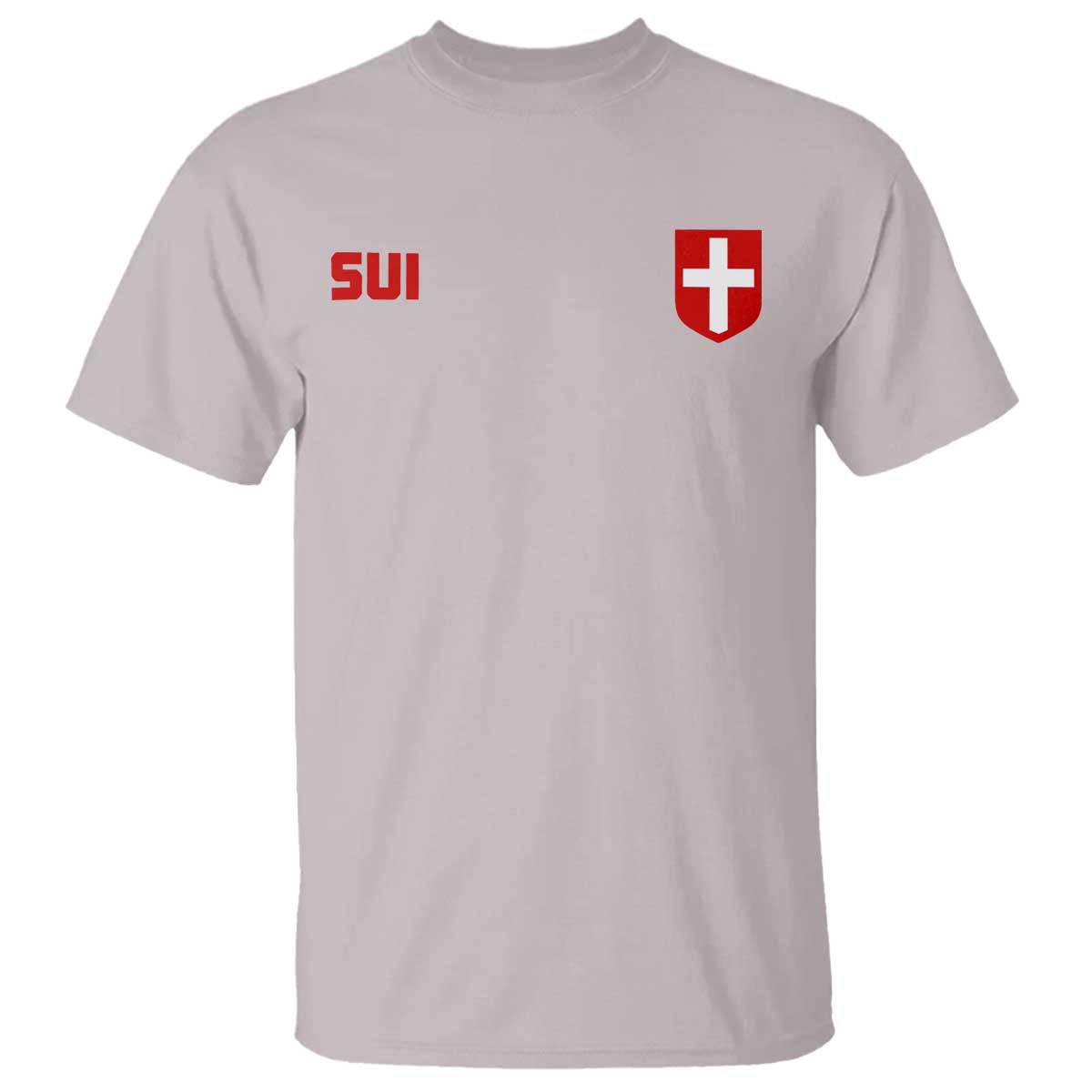Switzerland T Shirt Vintage Retro Swiss Flag TS10 Ice Gray Print Your Wear