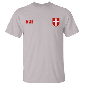 Switzerland T Shirt Vintage Retro Swiss Flag TS10 Ice Gray Print Your Wear