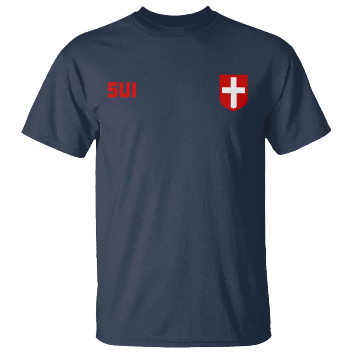 Switzerland T Shirt Vintage Retro Swiss Flag TS10 Navy Print Your Wear