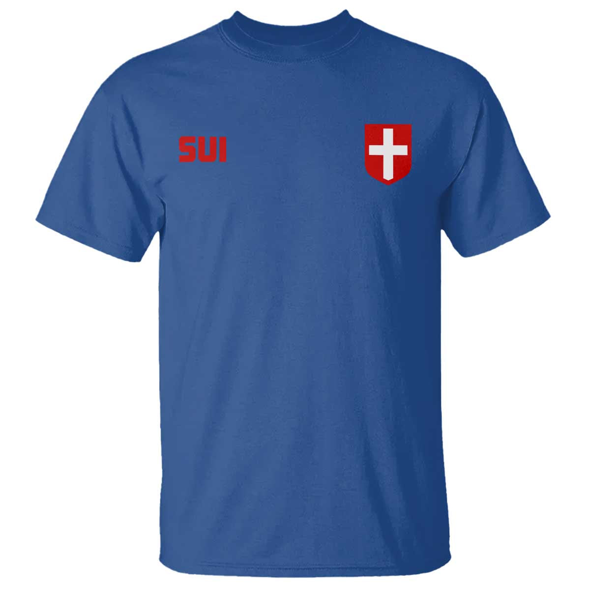 Switzerland T Shirt Vintage Retro Swiss Flag TS10 Royal Blue Print Your Wear