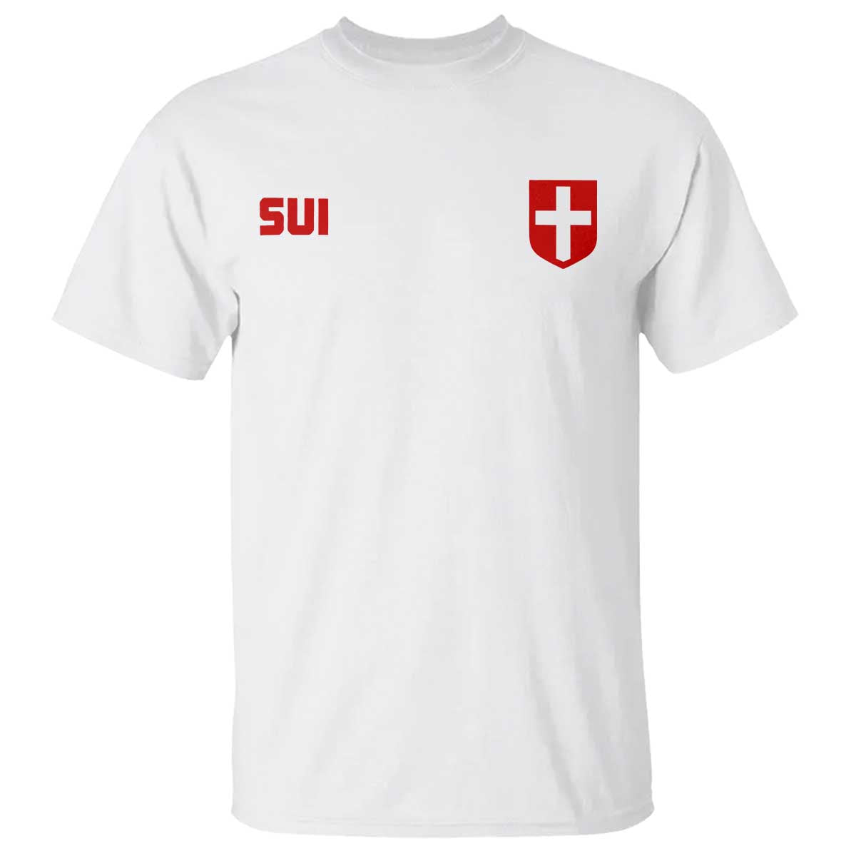 Switzerland T Shirt Vintage Retro Swiss Flag TS10 White Print Your Wear