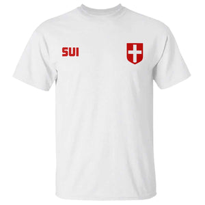 Switzerland T Shirt Vintage Retro Swiss Flag TS10 White Print Your Wear