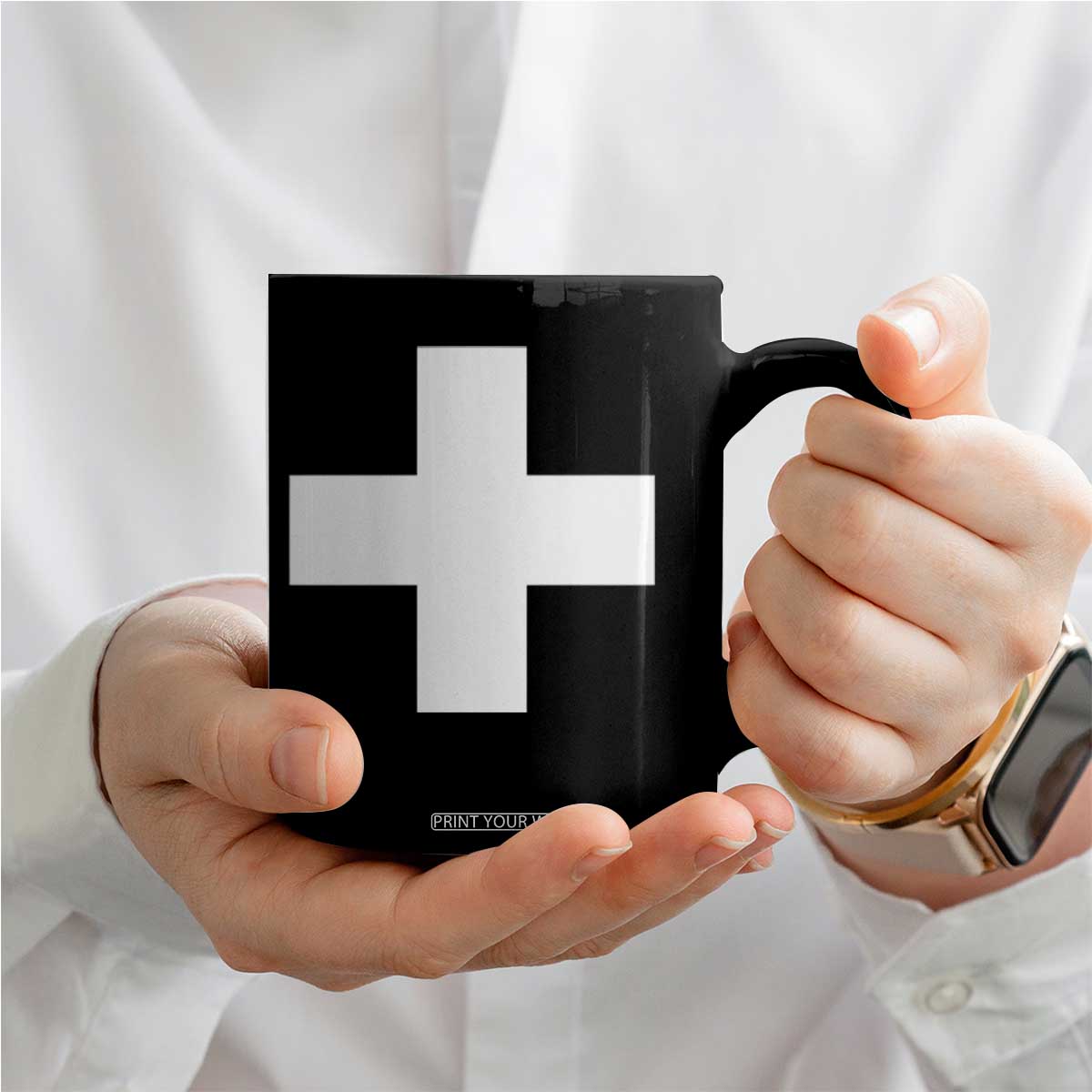 Swiss Vintage Cross Flag Switzerland Coffee Mug TS10 Print Your Wear
