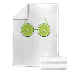 Lime Bra Throw Blanket Sarcastic Funny Party Vibe Aesthetic Matching Halloween Costume Bikini