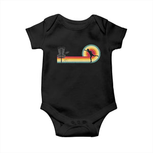 Disc Golf Retro Baby Onesie Vintage Frisbee Golf Player TS10 Black Print Your Wear