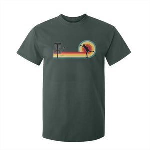 Disc Golf Retro T Shirt For Kid Vintage Frisbee Golf Player TS10 Dark Forest Green Print Your Wear