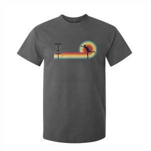 Disc Golf Retro T Shirt For Kid Vintage Frisbee Golf Player TS10 Dark Heather Print Your Wear