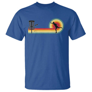 Disc Golf Retro T Shirt Vintage Frisbee Golf Player TS10 Royal Blue Print Your Wear