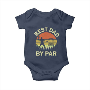 Best Dad By Par Disc Golf Baby Onesie American Camouflage FlaG TS10 Navy Print Your Wear