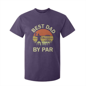 Best Dad By Par Disc Golf T Shirt For Kid American Camouflage FlaG TS10 Purple Print Your Wear