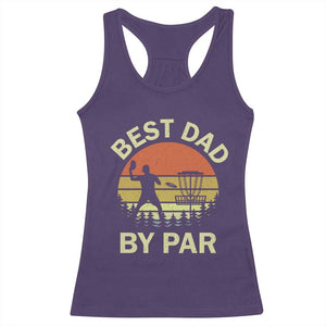 Best Dad By Par Disc Golf Racerback Tank Top American Camouflage FlaG TS10 Purple Print Your Wear