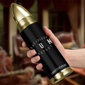 Eat Sleep Run Repeat Bullet Tumbler Marathon Runner TS10 Print Your Wear