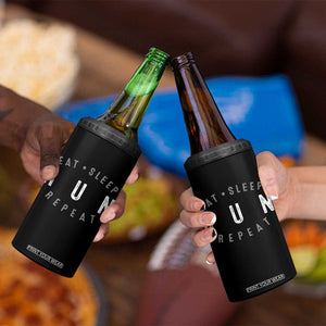 Eat Sleep Run Repeat 4 in 1 Can Cooler Tumbler Marathon Runner TS10 Print Your Wear