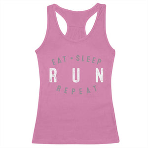 Eat Sleep Run Repeat Racerback Tank Top Marathon Runner TS10 Azalea Print Your Wear