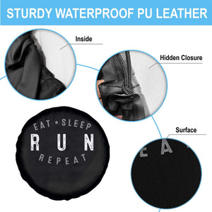 Eat Sleep Run Repeat Spare Tire Cover Marathon Runner TS10 Print Your Wear