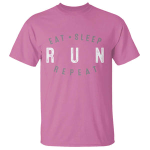 Eat Sleep Run Repeat T Shirt Marathon Runner TS10 Azalea Print Your Wear