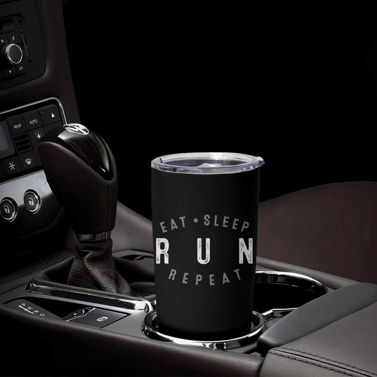 Eat Sleep Run Repeat Tumbler Cup Marathon Runner TS10 Print Your Wear