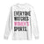 Everyone Watches Women's Sports Long Sleeve Shirt TS10 White Print Your Wear