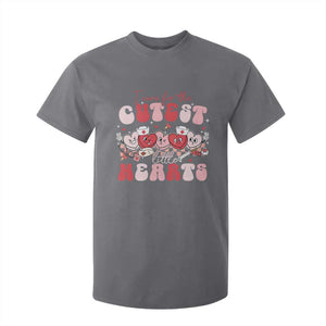 Nurse Valentine Gift T Shirt For Kid Care For Cutest Little Hearts TS10 Charcoal Print Your Wear