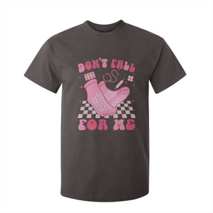 Funny Nurse Valentine Gift T Shirt For Kid Don't Fall For Me ER RN TS10 Dark Chocolate Print Your Wear