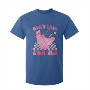 Funny Nurse Valentine Gift T Shirt For Kid Don't Fall For Me ER RN TS10 Royal Blue Print Your Wear