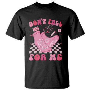 Funny Nurse Valentine Gift T Shirt Don't Fall For Me ER RN TS10 Black Print Your Wear