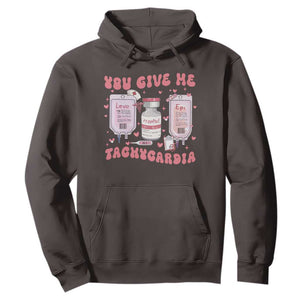 Nurse Valentine's Day Hoodie Pharmacist Critical Care ICU PICU Rn Pharmacy Tech Vday Gift TS10 Dark Chocolate Print Your Wear