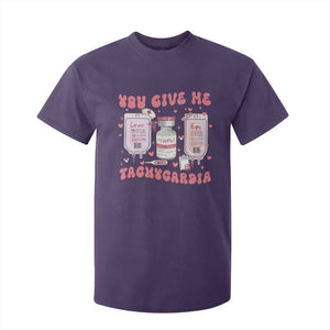 Nurse Valentine's Day T Shirt For Kid Pharmacist Critical Care ICU PICU Rn Pharmacy Tech Vday Gift TS10 Purple Print Your Wear